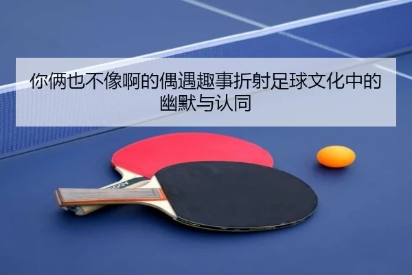 你俩也不像啊的偶遇趣事折射足球文化中的幽默与认同 - BandaoSports